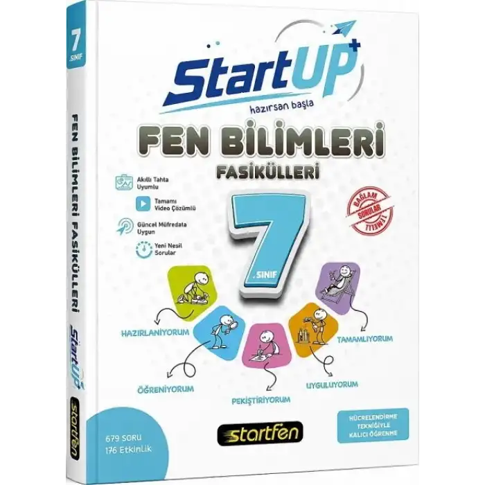 Startfen Yayınları 7. Sınıf Fen Bilimleri StartUp Fasikülleri