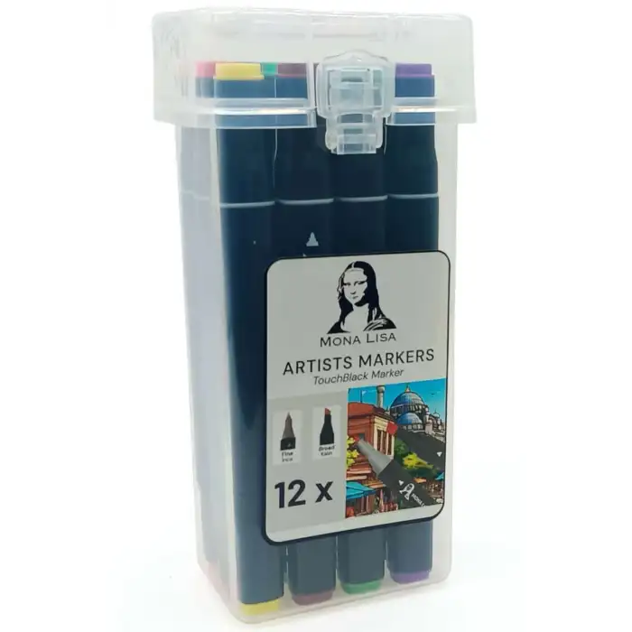 SÜDOR MONALİSA TOUCHBLACK MARKER 12 RENK