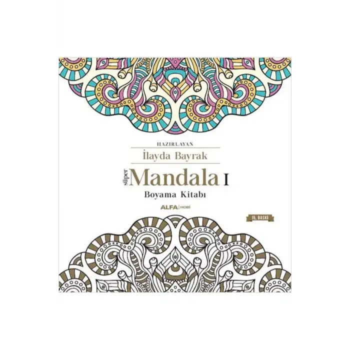 Süper Mandala Boyama Kitabı Kolektif