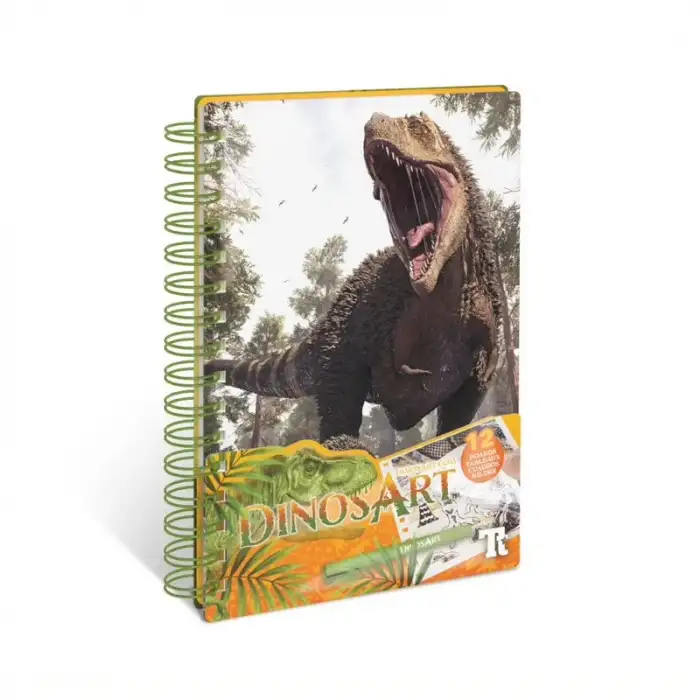 TAROS DİNOSART-15203 SMALL CREATİVE BOOK - FOİL ART