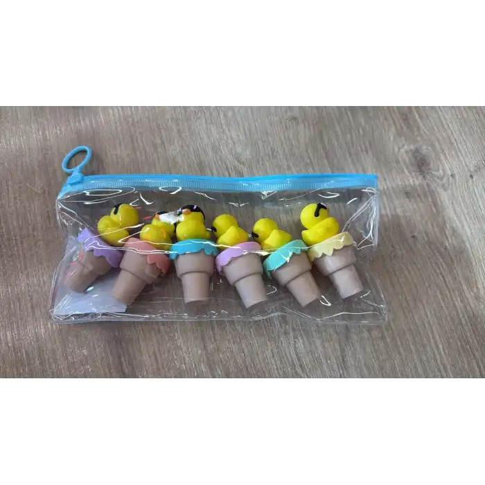 TAROS UNICK COLOR ÖRDEK DONDURMA 6 LI FOSFORLU KALEM