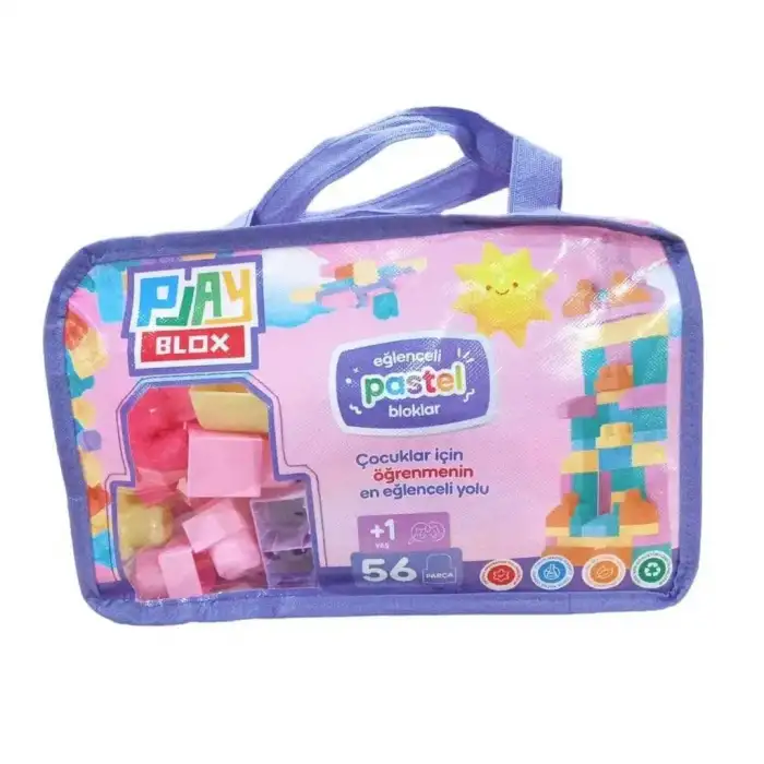 Toru Play Blox Pastel 56 Parça Çantalı