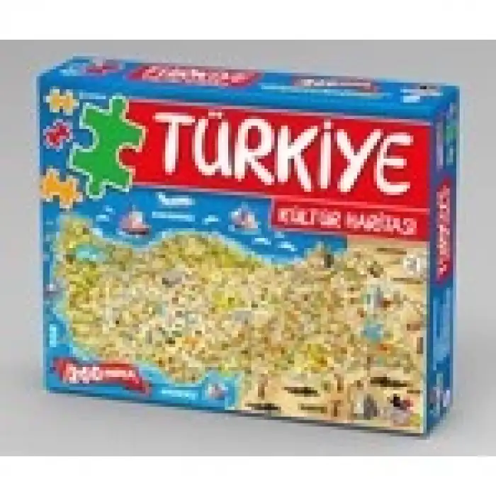 TOTTERİQ KİDS PUZZLE 7213 TÜRKİYE KÜLTÜR HARİTASI 260 PARÇA 3+