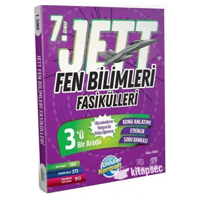 Ünlüler Yayınları 7. Sınıf Fen Bilimleri JETT Soru Fasikülleri