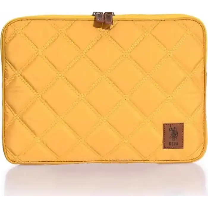 U.S POLO KUMAŞ TABLET ÇANTASI HARDAL PLEVR22478