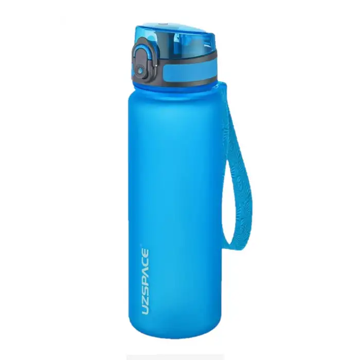 UZSPACE MATARA TRİTAN 500 ML TUTUCAKLI CYAN