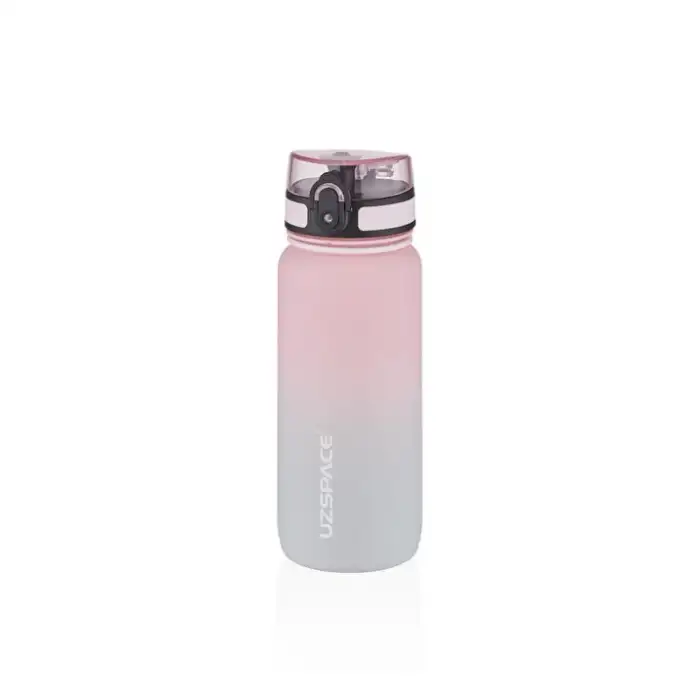 UZSPACE MATARA TRİTAN 650 ML PİNK-GREY