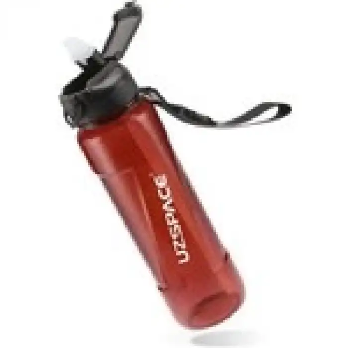 Uzspace Matara Tritan Pipetli 1000 Ml Kirmizi