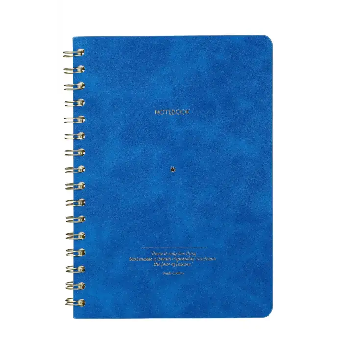 VİCTORİAS JOURNALS SP.ESNEK KAPAK DEFTER VEGAN .A5 100 GR. 128 SAYFA.ÇİZ.MAVİ 124-1615