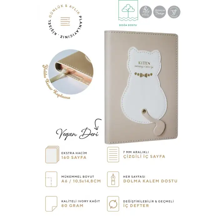 VJ DEFTER GEÇMELİ A6 80 Gr. 96 YP. 124-1047