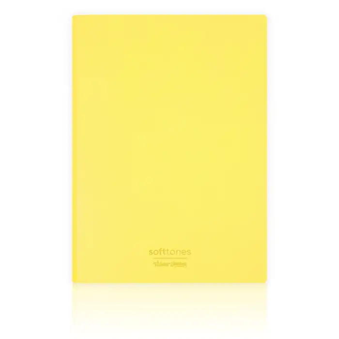 VJ DEFTER SOFTTONS ESNEK KAPAK A5 80 Gr. 128 YP. KREM ÇİZGİLİ NOKTALI SARI 124-1017