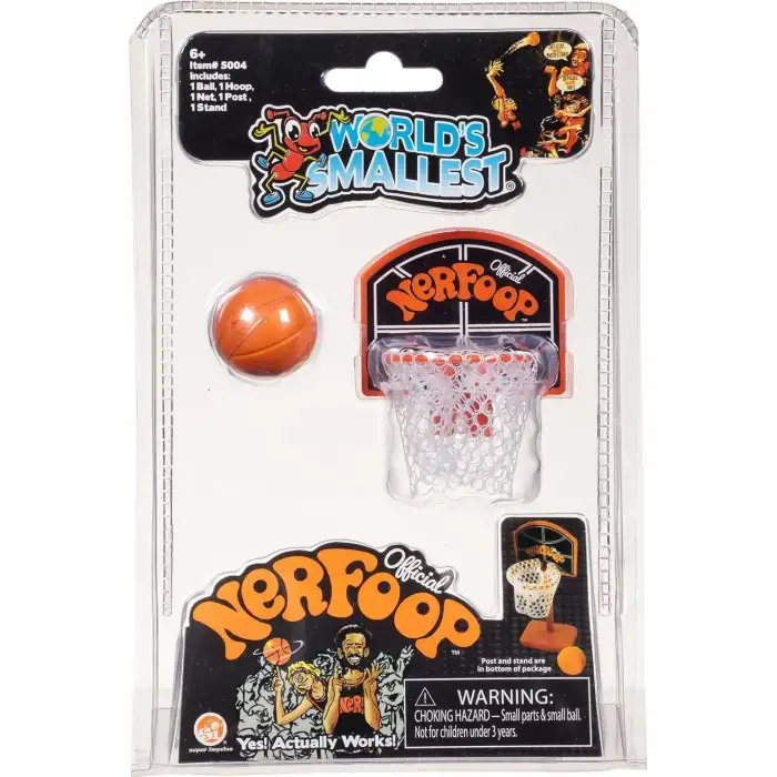 WORLDS SMALLEST NERFOOP BASKETBOL