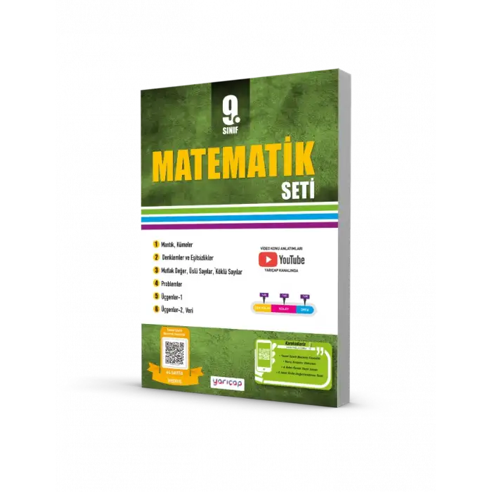 YarıÇap Yayınları 9. Sınıf Matematik Seti