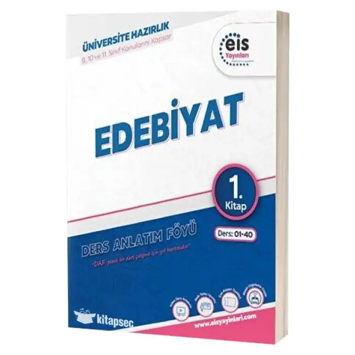 YKS - Mavi - DAF - Edebiyat - 1. Kitap Eis Yayınları