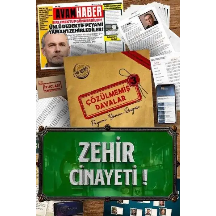 ZEHİR CİNAYETİ DEDEKTİF OYUNU