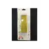 NEDİ MUM İNCE UZUN ALTIN 6 LI