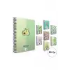 AVOCADO NOTES SP. KARTON KPK.DEF. A4 80YP. KARELİ