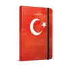 GIPTA SONSUZA KADAR İPLİKLİ DİKİŞLİ DERİ SERT KAPAK 13X21 120YP. ÇİZGİLİ DEFTER 6501
