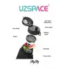 Uzspace Matara Tritan 3026-2 500 Ml Siyah