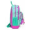 CORAL HIGH KIDS SU YEŞİLİ NEON PEMBE FLAMINGO DESENLİ DÖRT BÖLMELİ OKUL SIRT ÇANTASI 23111