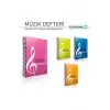 GIPTA A4 PP KAPAK MÜZİK DEFTERİ 60yp SPİRALLİ