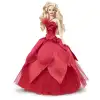 Barbie 2022 Mutlu Yıllar Bebeği (dalgalı sarı saçlı),bebek standı, 6 yaş ve üzeri HBY03