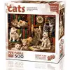 KS GAMES CATS İN THE LİBRARY 500 PARÇA PUZZLE 20090