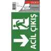 TANEX STICKER ACİL ÇIKIŞ-1 UYARI ETİKETİ UYR-101