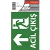 TANEX STICKER ACİL ÇIKIŞ-2 UYARI ETİKETİ UYR-102