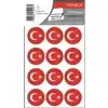 TANEX STICKER TÜRK BAYRAĞI-5 BYRK-105