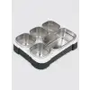 VAGONLİFE PASLANMAZ ÇELİK BÖLMELİ YEMEK KABI - LUNCH BOX 5 BÖLMELİ BL40097 1000 ML