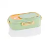 VAGONLIFE BL2106 PASLANMAZ ÇELİK YEMEK KABI - LUNCH BOX 2 BÖLMELİ 550 ML YEŞİL
