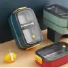 VAGONLİFE PASLANMAZ ÇELİK 3 BÖLMELİ YEMEK KABI 2 KATLI - LUNCH BOX BL50002-2 1400ML - MAVİ