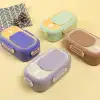 VAGONLIFE BL2106 PASLANMAZ ÇELİK YEMEK KABI - LUNCH BOX 2 BÖLMELİ 550 ML BEYAZ