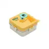 VAGONLİFE BL10082-S PASLANMAZ ÇELİK YEMEK KABI 3 BÖLMELİ LUNCH BOX 1120ML - DİNAZOR SARI
