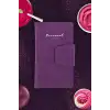 VICTORIAS JOURNALS 5509 SERT KAPAK MIKNATISLI CEP DEFTERİ 9,6X16,6 CM 96 YAP. 80 GR. ÇİZGİLİ MOR