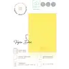 VJ SOFTTONS ESNEK KAPAK DEFTER B5 80 GR. KREM 128 YP. ÇİZGİSİZ SARI