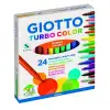 GIOTTO KEÇELİ KALEM TURBO COLOR 24LÜ