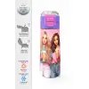 Coral High Kids Pembe Mercan Fashion Girl Desenli Pipetli ve Direkt İçim Çelik Termos 500 ml 31869