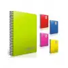 GIPTA DEFTER CHROMO A5 SPİRALLİ PP KAPAK 60 YP.DÜZ 2001