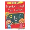 Renkli Standart Kare Çizgili Yazı Defteri A4 Ebat