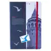 SCRIKSS İSTANBUL KULELER GALATA KULESİ A6 ÇİZGİLİ NOT DEFTERİ