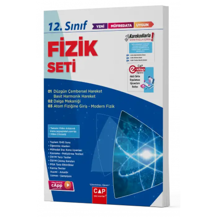 12. Sınıf Fizik Seti Çap Yayınları