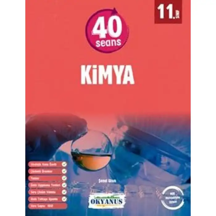 2023 Okyanus Yayınları 11. Sınıf Kimya 40 Seans Konu Anlatım