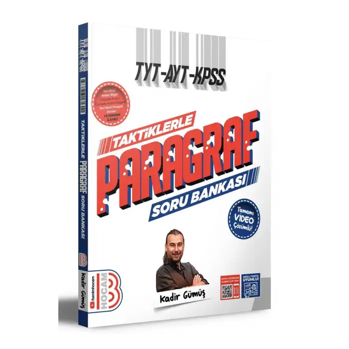 2023 TYT AYT KPSS Taktiklerle Paragraf Tamamı Video Çözümlü Soru Bankası Benim Hocam Yayınları