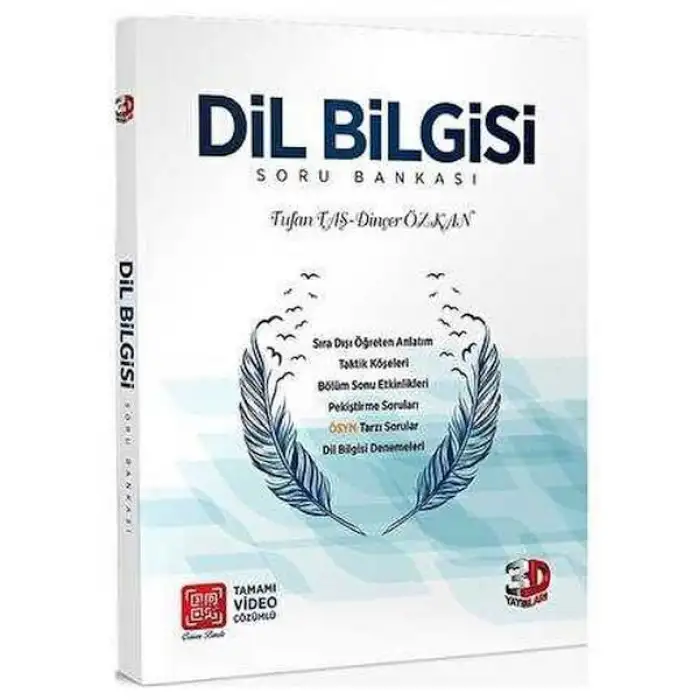 3D 2023 DİL BİLGİSİ TAMAMI VİDEO ÇÖZÜMLÜ SORU BANKASI