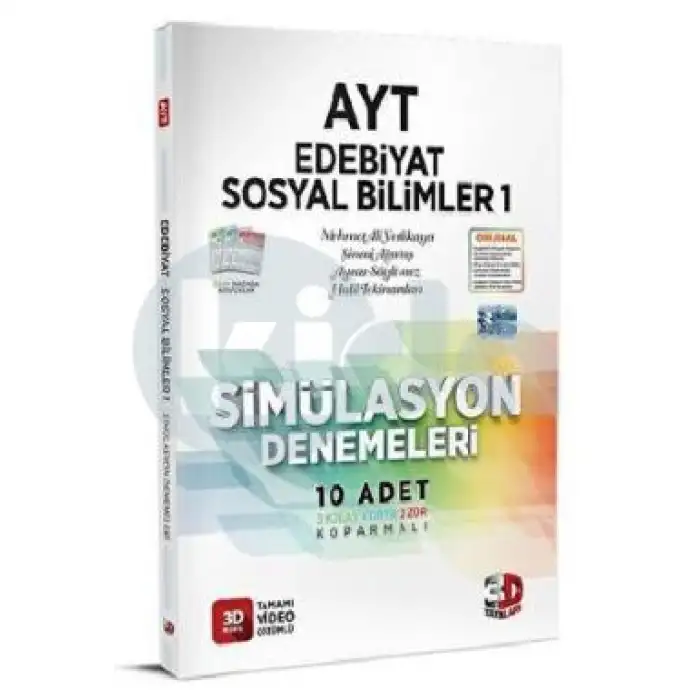 3D AYT Edebiyat Sosyal Bilimler Simülasyon Denemeleri