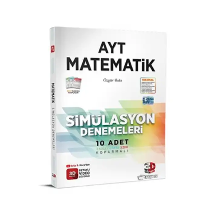 3D Yayınları AYT Matematik Simülasyon 10 lu Denemeleri