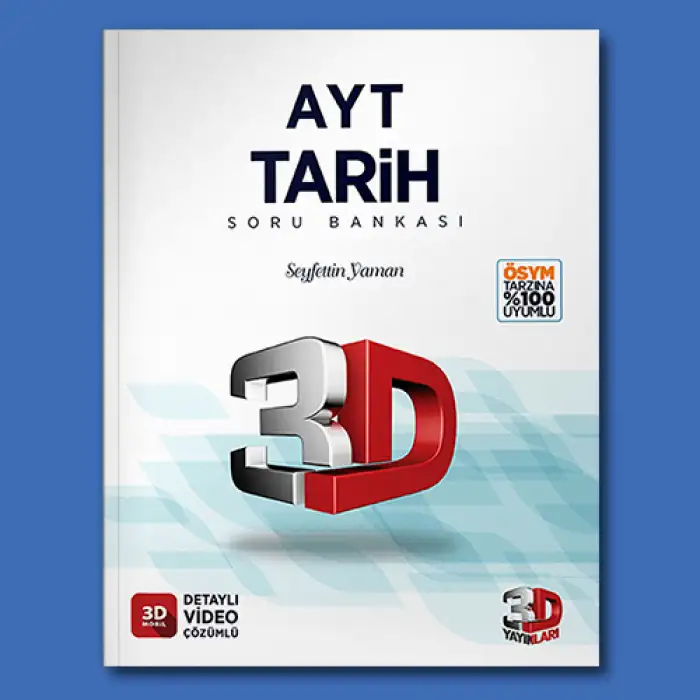 3D YAYINLARI AYT TARİH SORU BANKASI