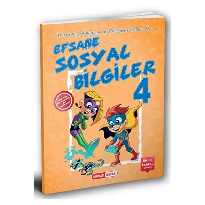 4. Sınıf Efsane Sosyal Bilgiler Kırmızı Beyaz Yayınları